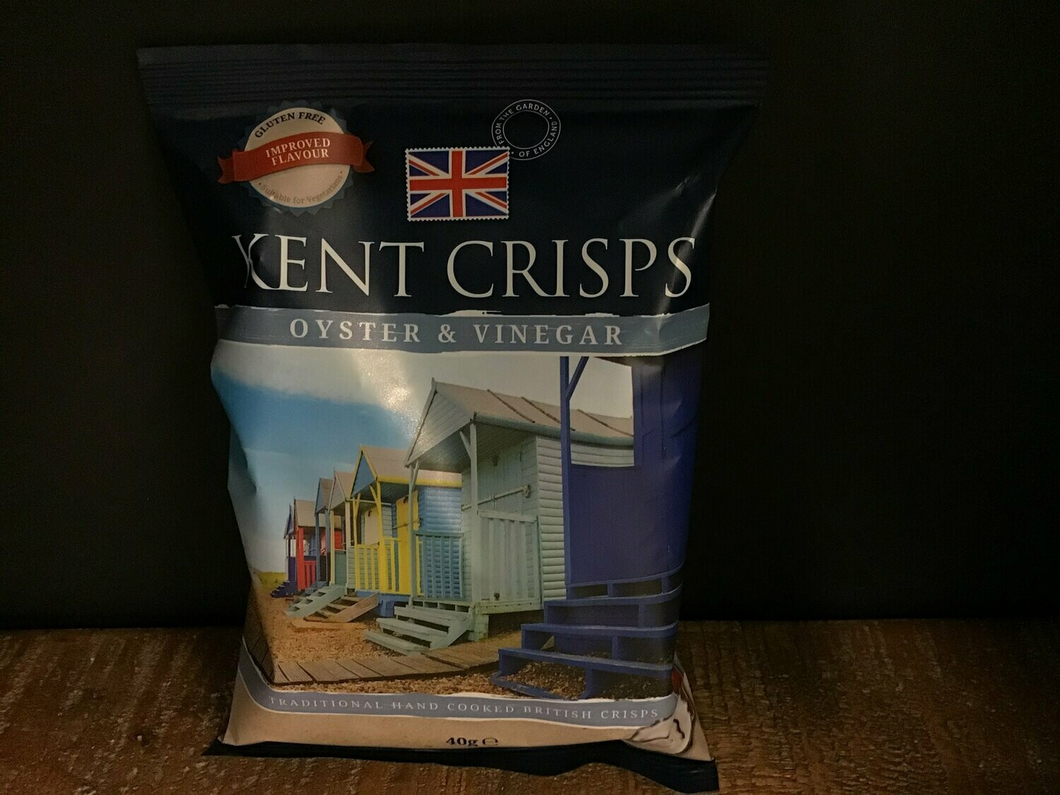 Kent Crisps Oyster & Vinegar 40g