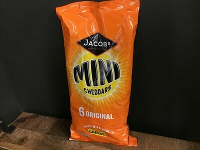 Jacobs Mini Cheddars Original 6 pack 150g