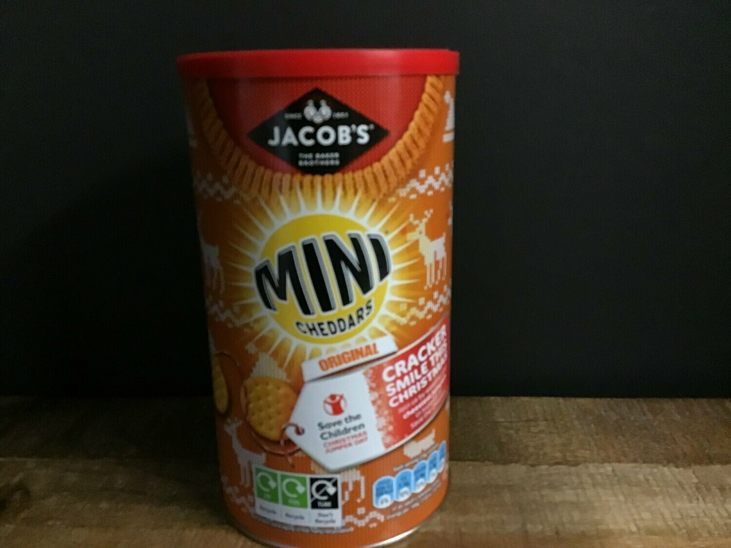 Jacobs Mini Cheddars 260g Canister