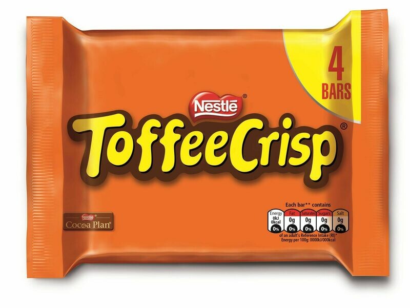 Nestle Toffee Crisp 4 Bars 124g