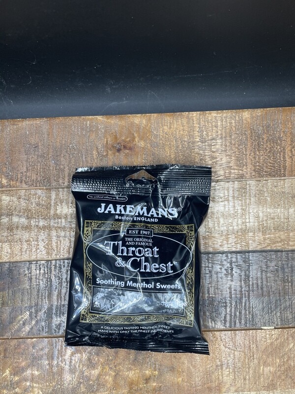 Jakemans  Throat &amp; Chest Menthol Sweets 73g