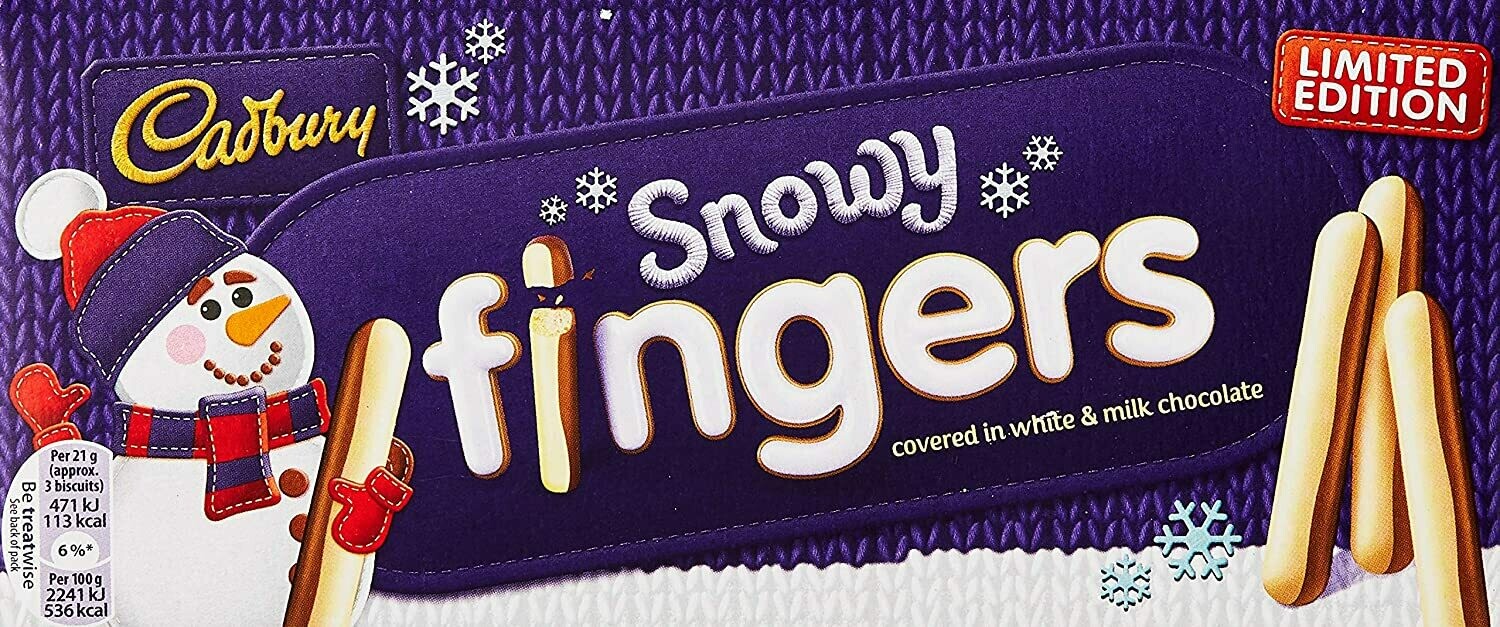 Cadbury Snowy Fingers 115g