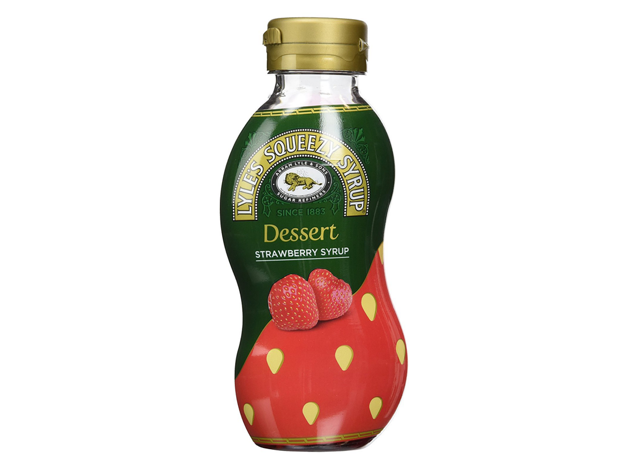 Lyles Squeezy Syrup Dessert Strawberry Syrup 325g 