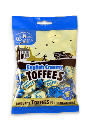 Walkers English Creamy Toffee 150g