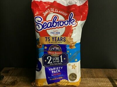 Seabrook Variety Pack 6 Bags 150g