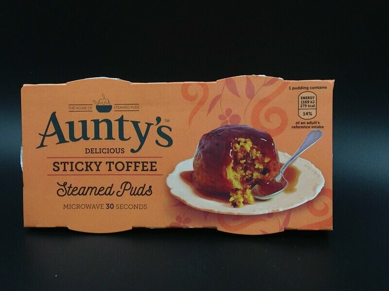 Aunty&#39;s Sticky Toffee Steamed Puds 2x95g