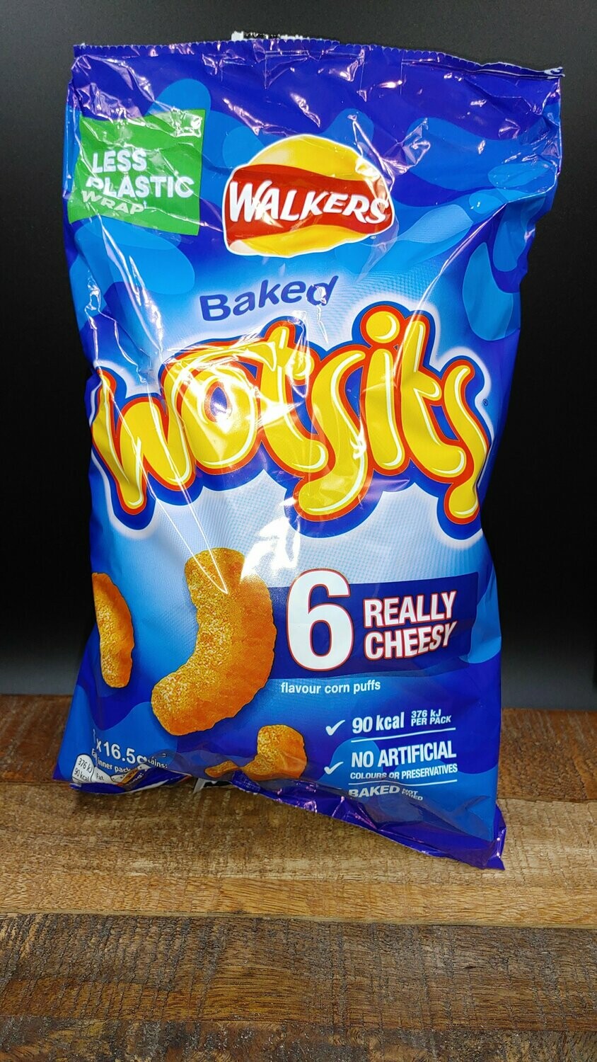 Walkers Baked Wotsits Really Cheesy 6 Pack 99g