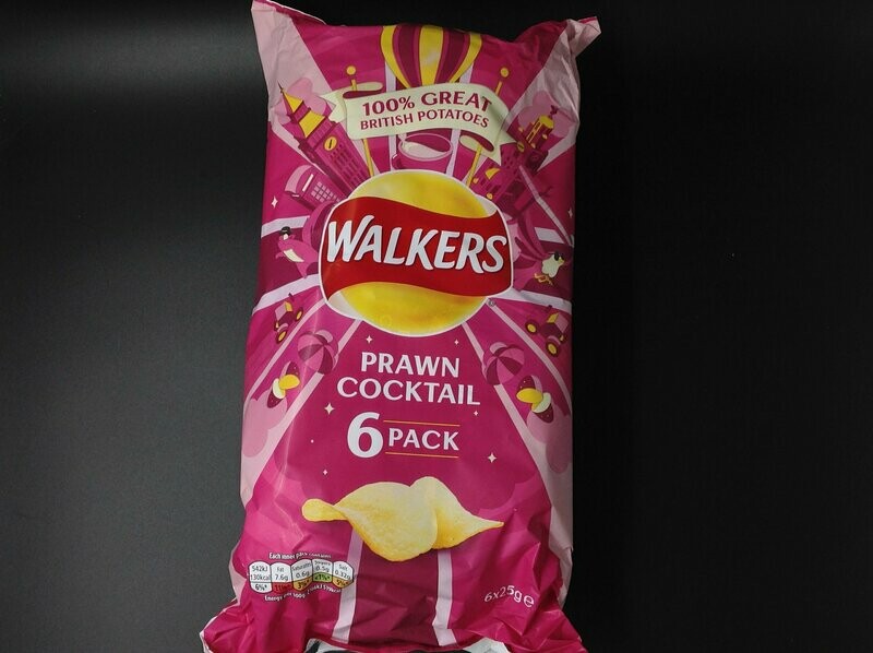 Walkers Prawn Cocktail 6x25g