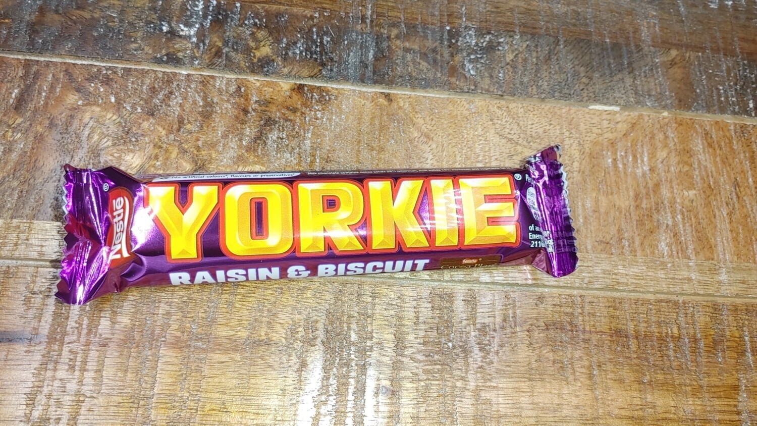 Yorkie Raisin & Biscuit Single Bar 44g