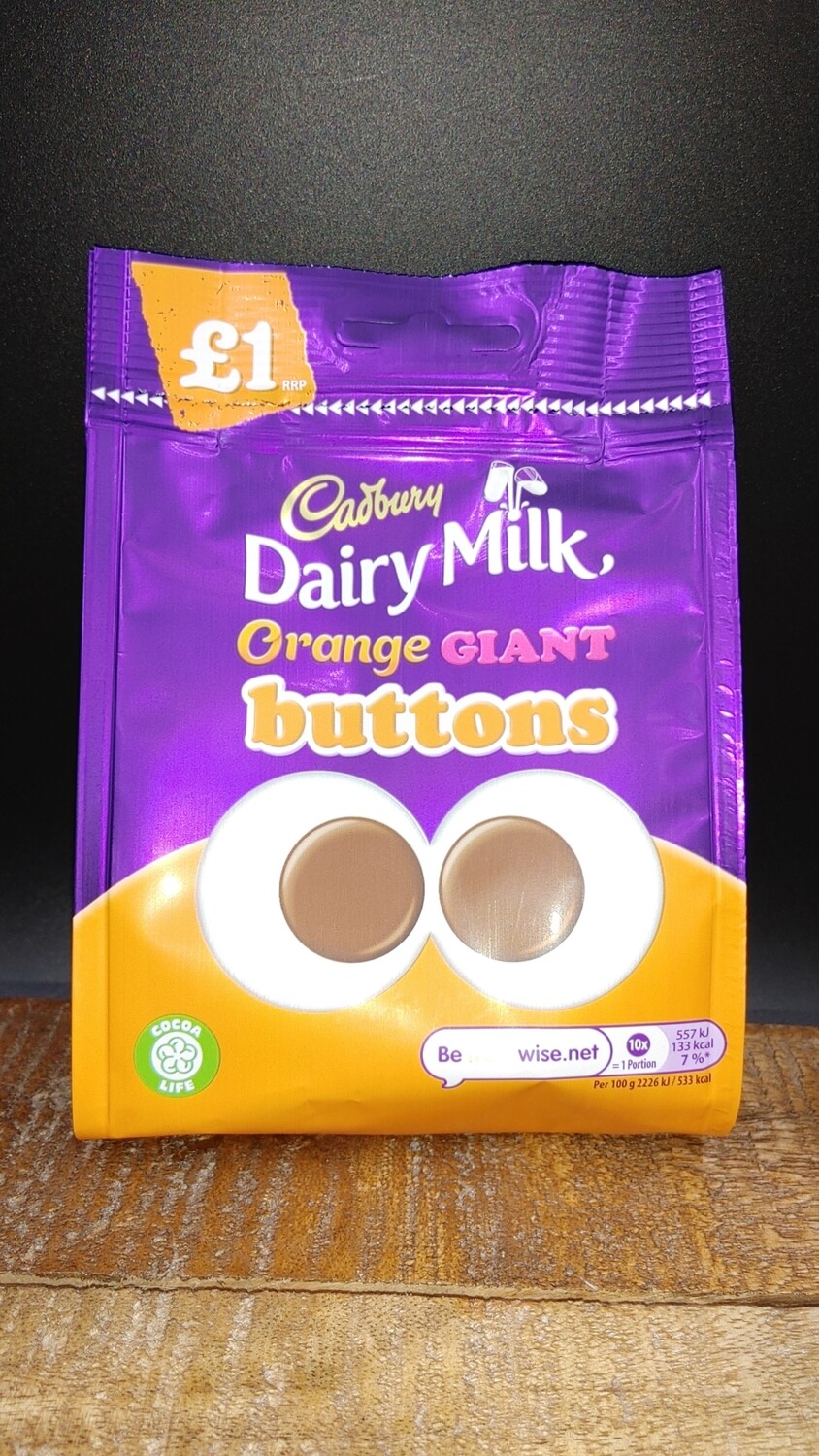 Cadbury Dairy Milk Orange Giant Buttons 95g