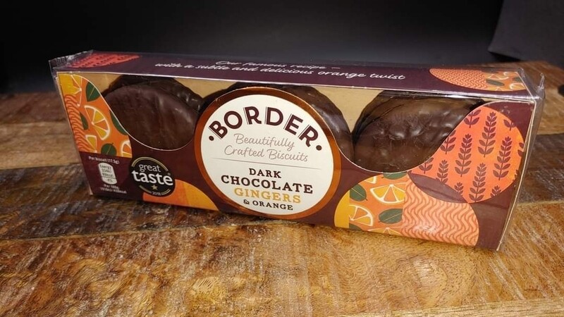 Borders Dark Chocolate Gingers 150G