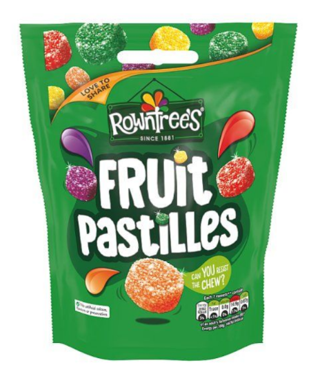 Rowntree Fruit Pastilles Pouch Bag 143g