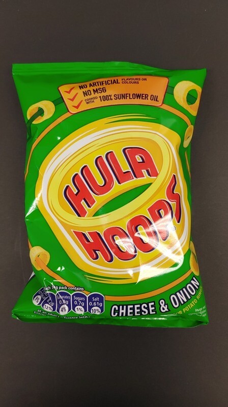 Hula Hoops Cheese &amp; Onion 34g