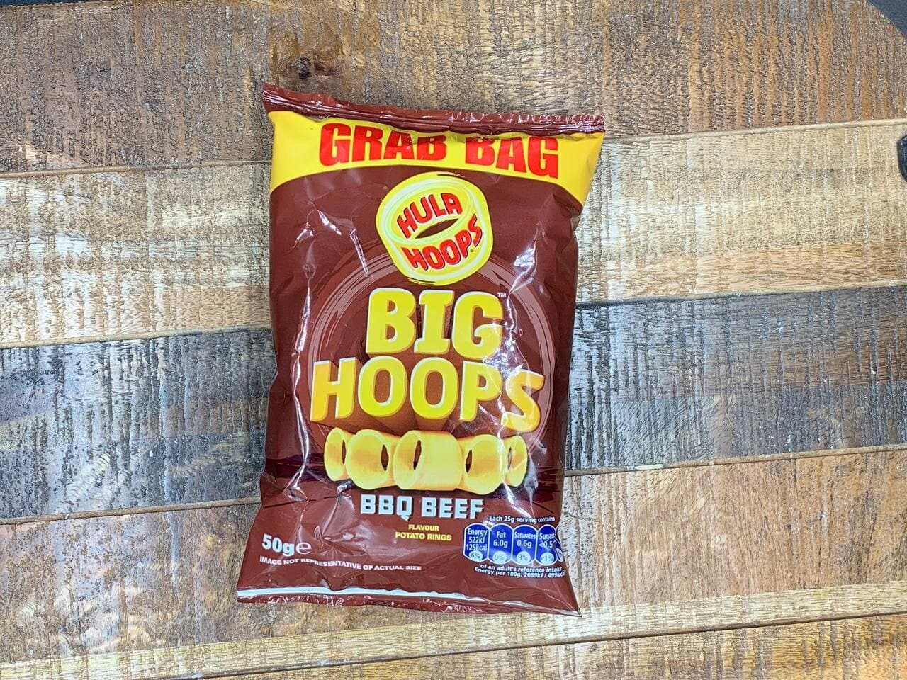 Hula Hoops Big Hoops BBQ Beef 45g