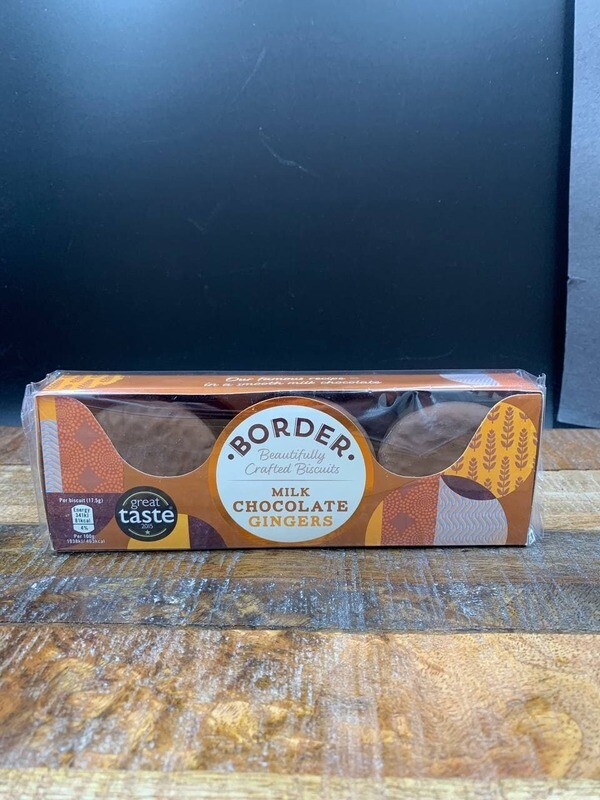 Borders Milk Chocolate Gingers 150g