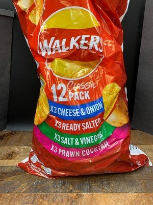 Walkers Classic 12 Pack 12x25g