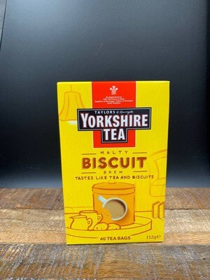 Yorkshire Tea Malty Biscuit Brew 40's 112g