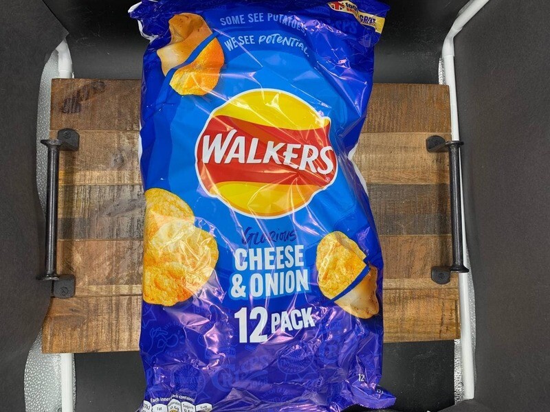 Walkers Cheese &amp; Onion 12 Pack 12x25g