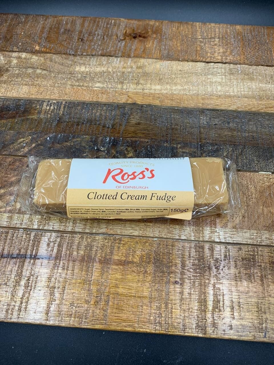Ross's Of Edinburgh Clotted Cream Fudge 150g