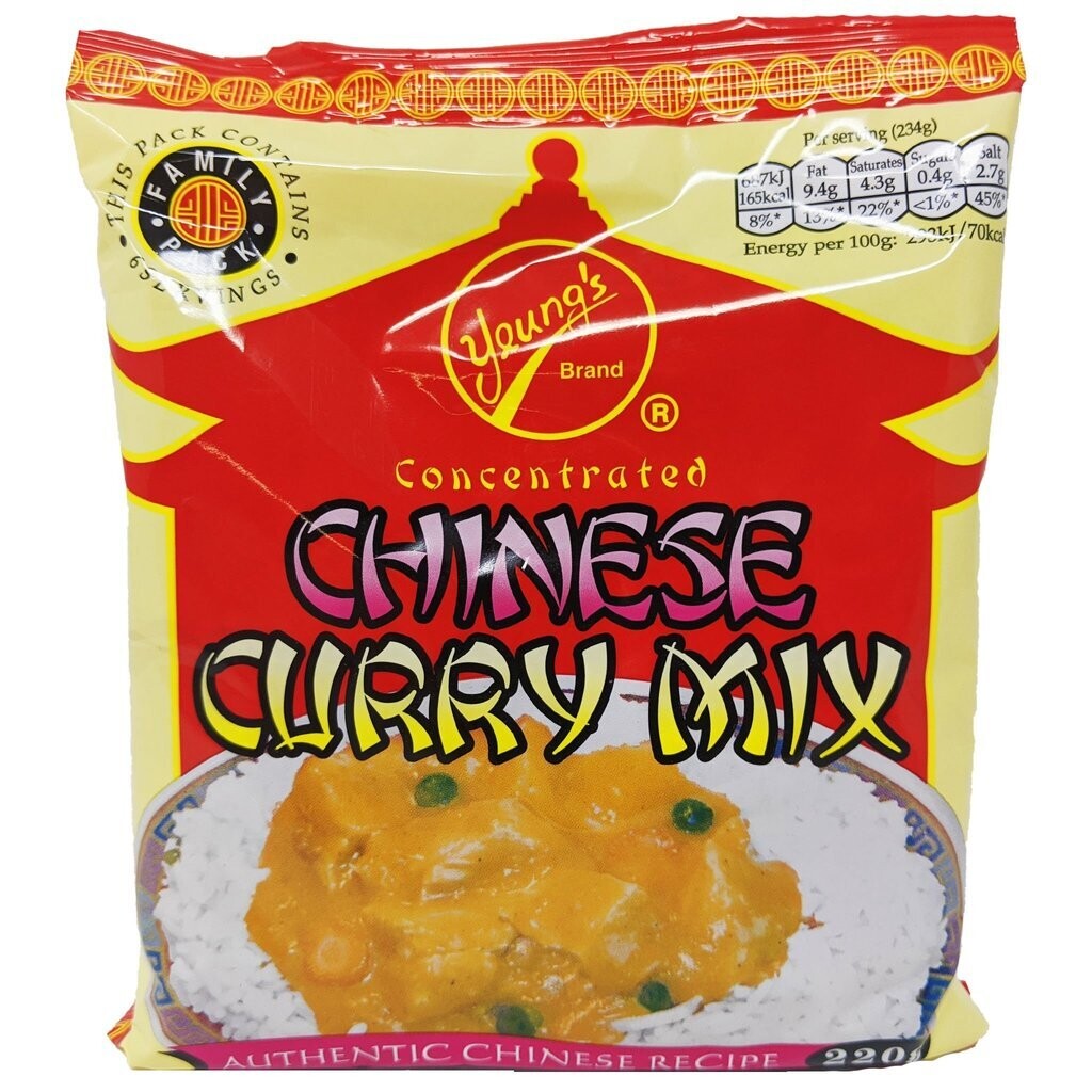 Young's Concentrated Chinese Curry Mix 220g