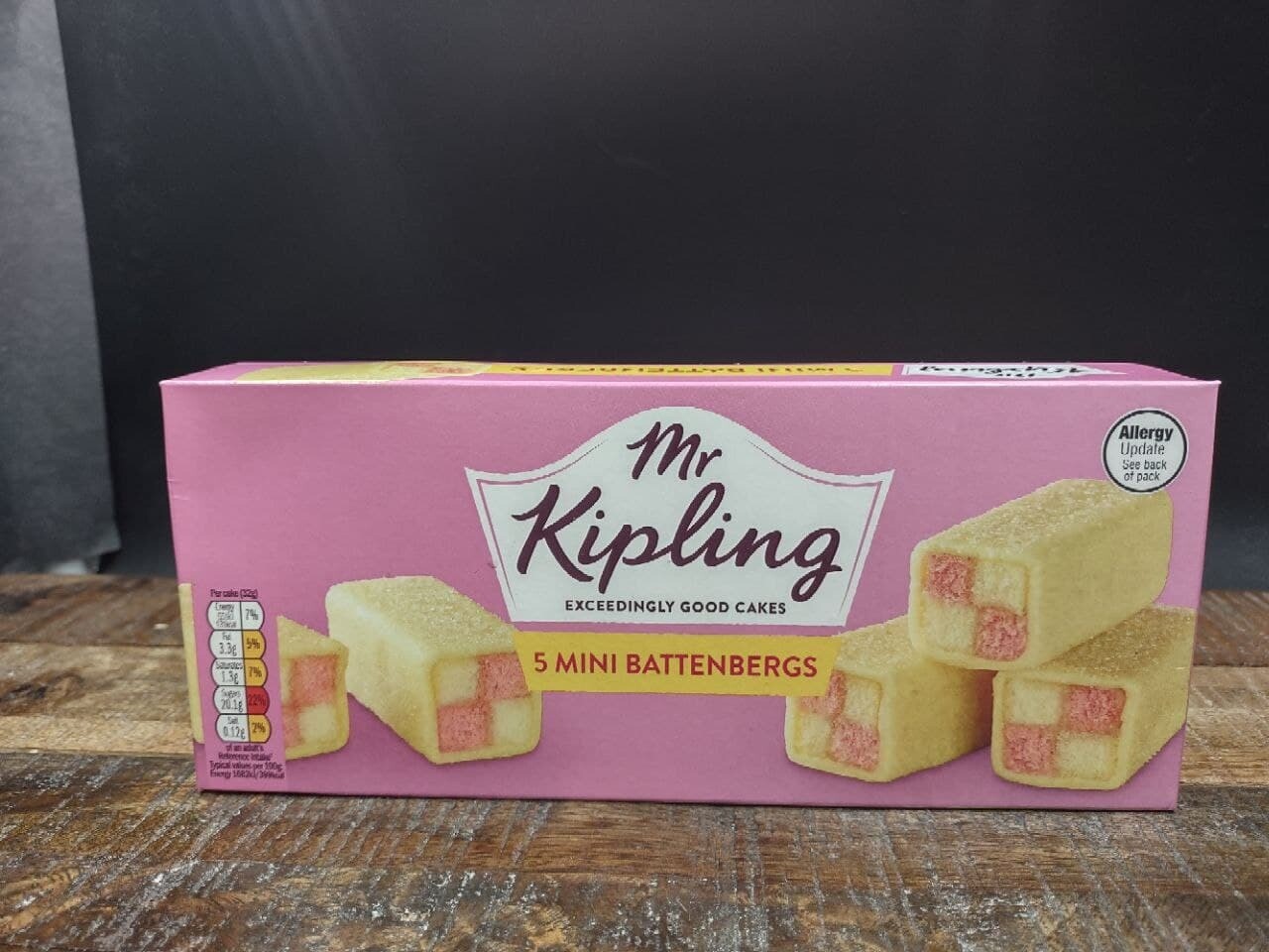 Mr. Kipling Battenberg 5 Mini Cakes