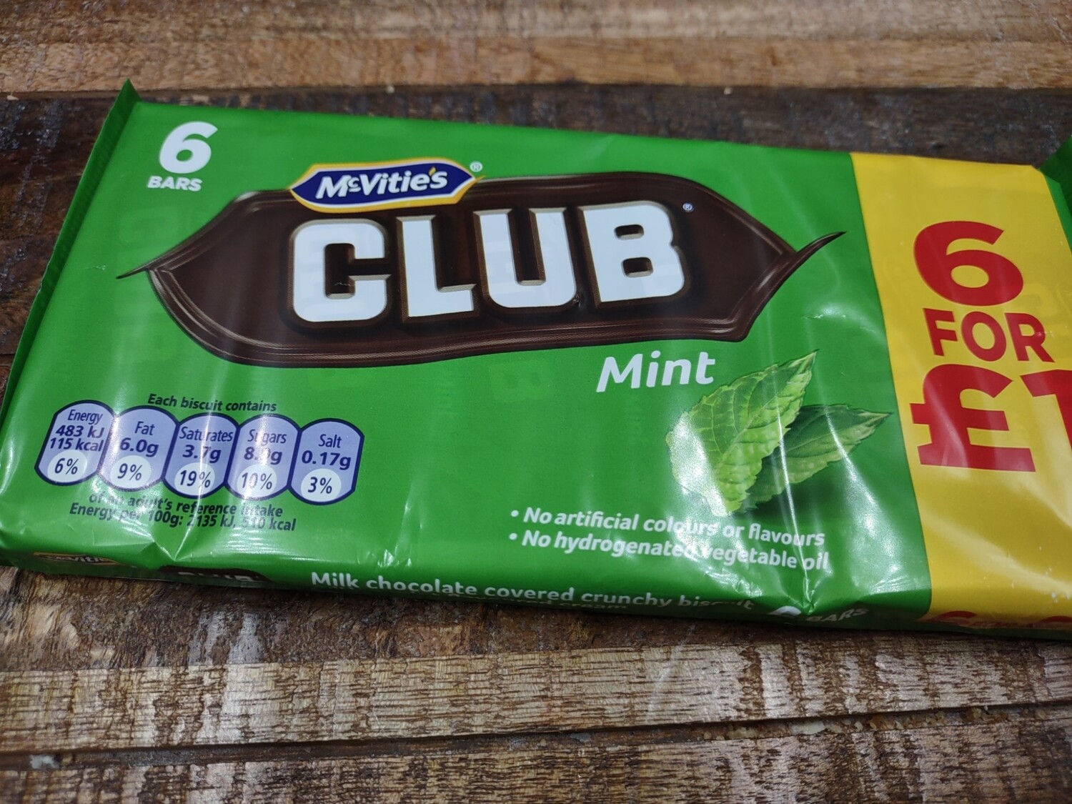 McVities Club Mint 6 Pack