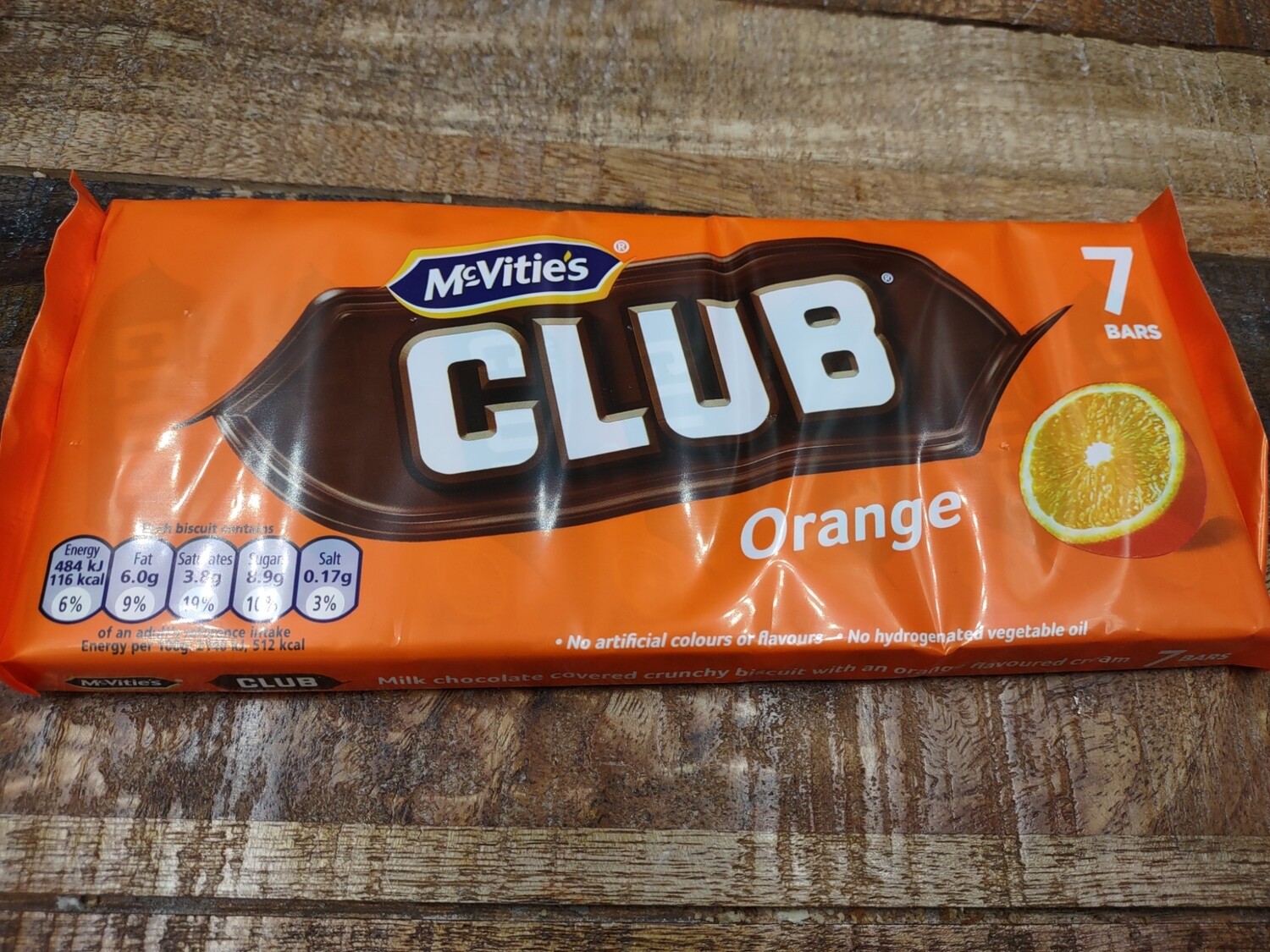 McVities Club Orange 7 Pack