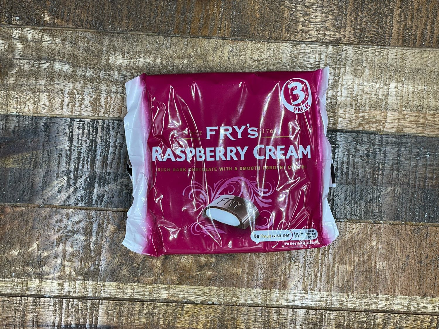 Frys Raspberry Cream 3-Pack 147g PAST DATE PROMO