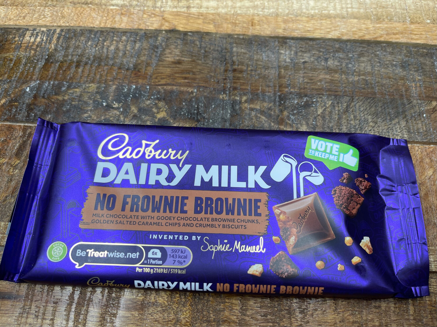 Cadbury Dairy Milk No Frownie Brownie 110g