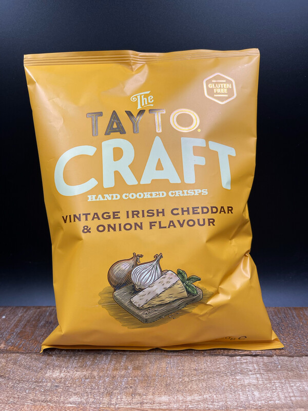 Tayto Craft Vintage Irish Cheddar &amp; Onion Flavour 125g