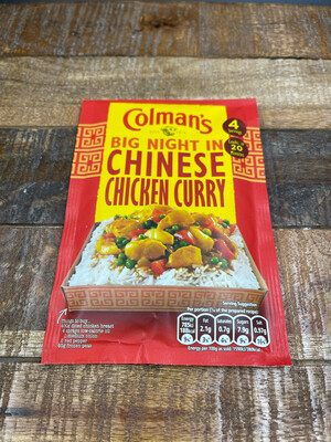 Colmans Big Night In Chinese Chicken Curry 47g