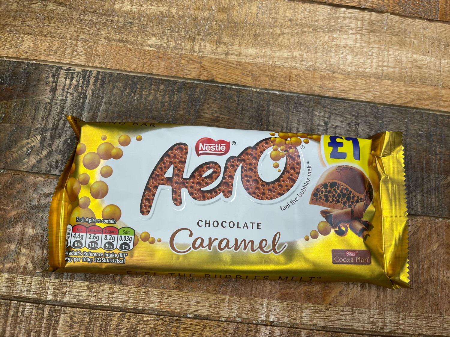 Aero Chocolate Caramel 90g