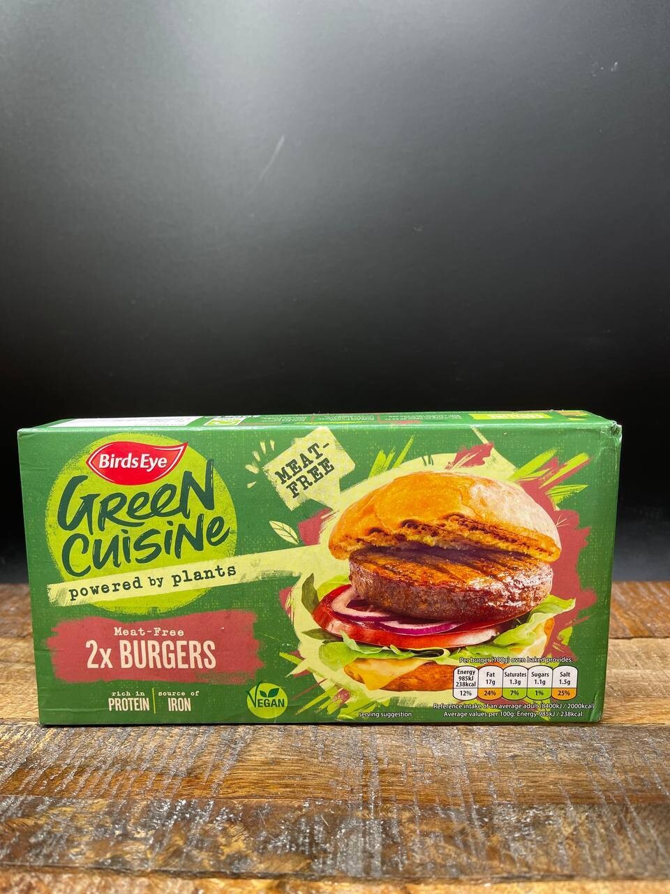 BirdsEye Green Cuisine 2x Meat Free Burgers