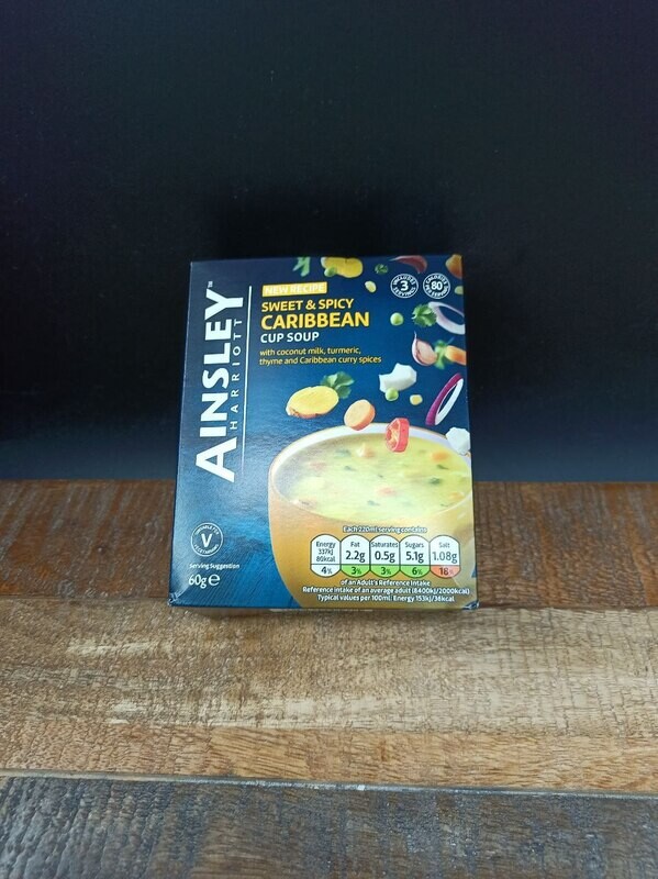 Ainsley Sweet &amp; Spicy Caribbean Cup Soup 60g