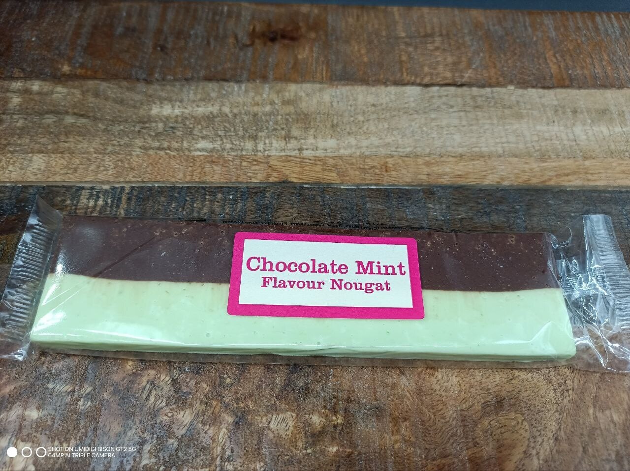 Chocolate Mint Flavour Nougat 150g