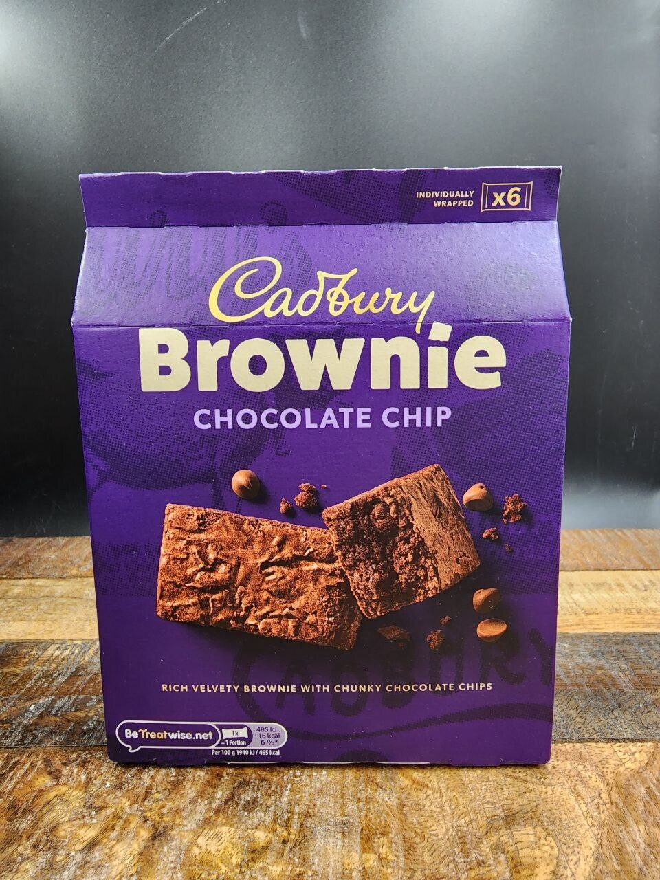 Cadbury Brownie Chocolate Chip 6 Pack