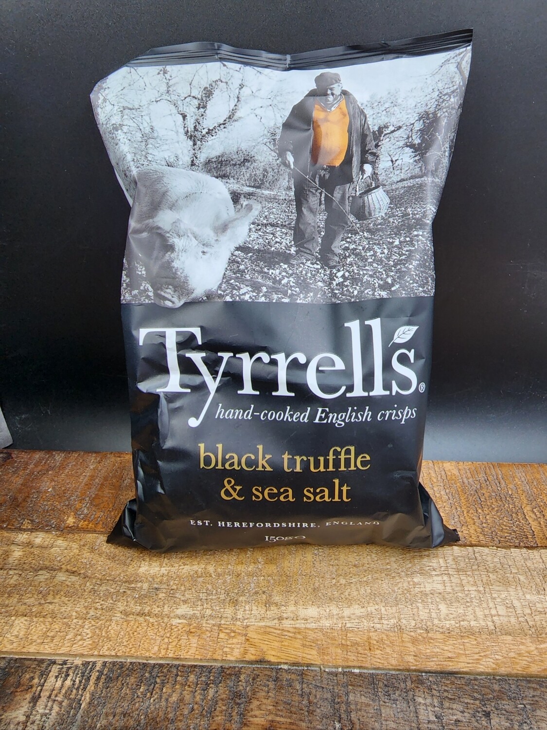 Tyrrells Black Truffle & Sea Salt 150 G