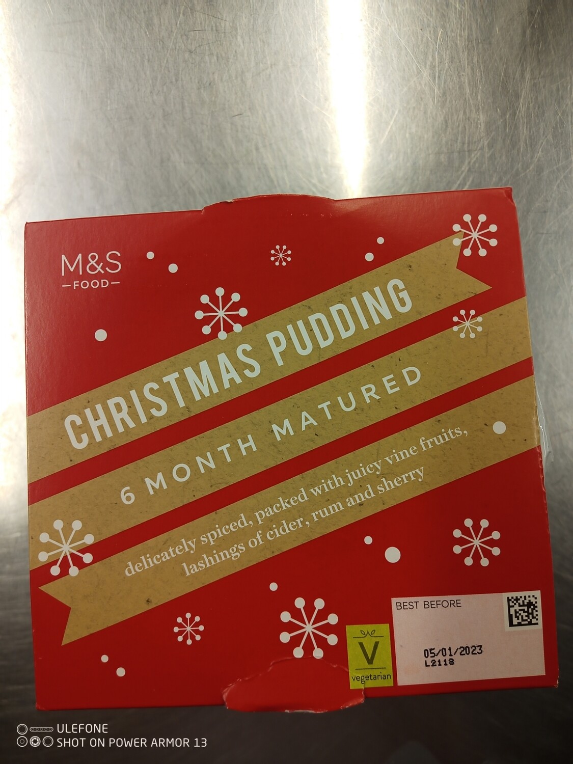 M&S Christmas Pudding 454g Promo