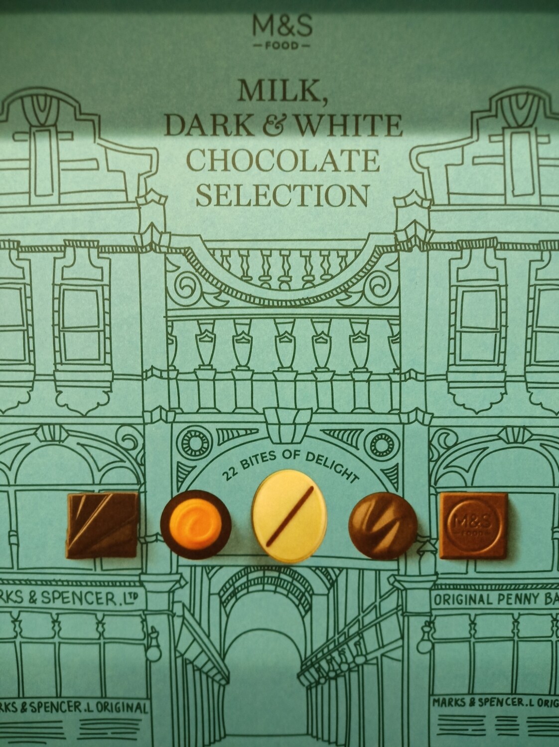 M&S Milk, White & Dark Chocolate Selection 300g