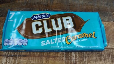 McVities Club Salted Caramel 7 Pack