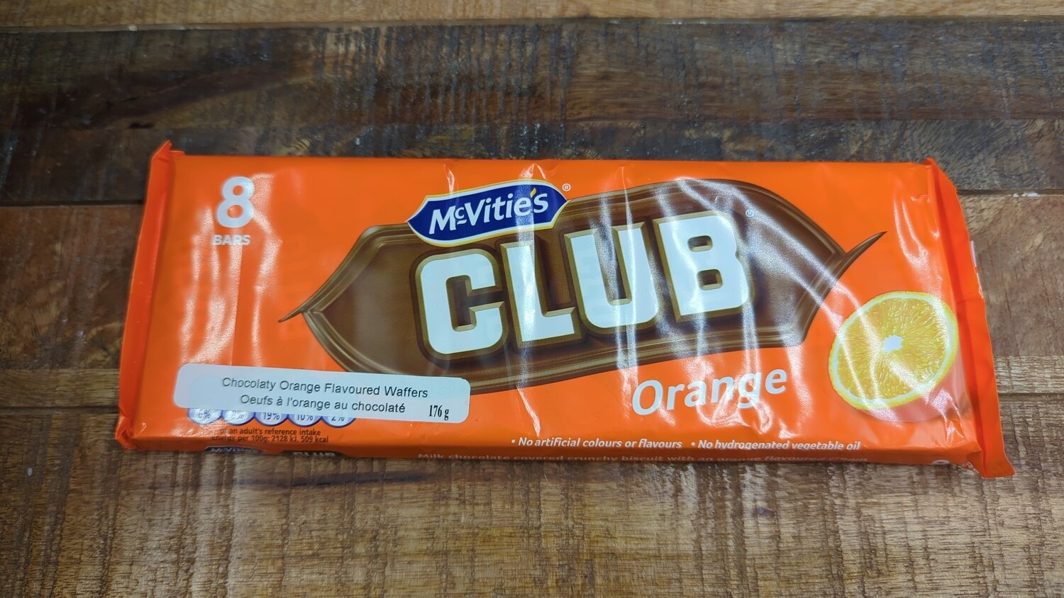 McVities Club Orange 8x22g 176g