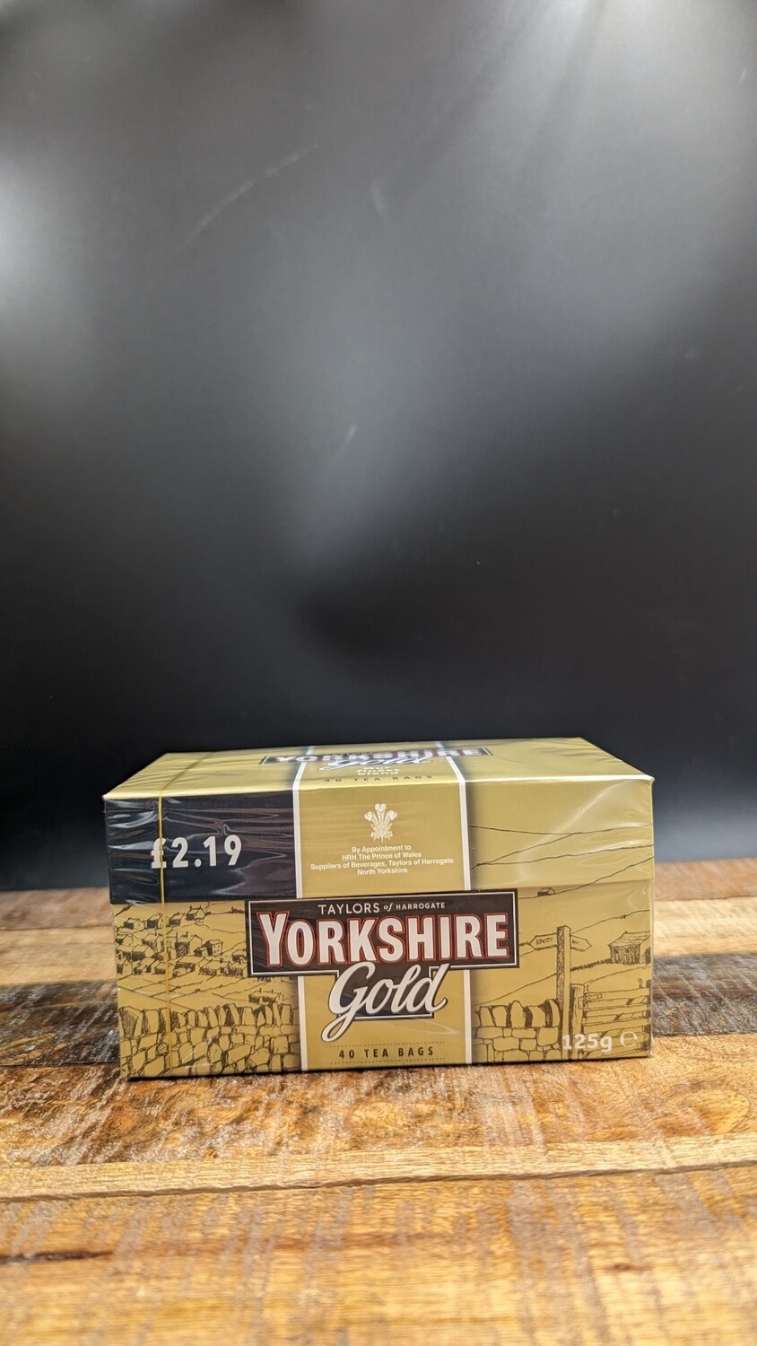 Yorkshire Tea Gold 40 Bags 125g