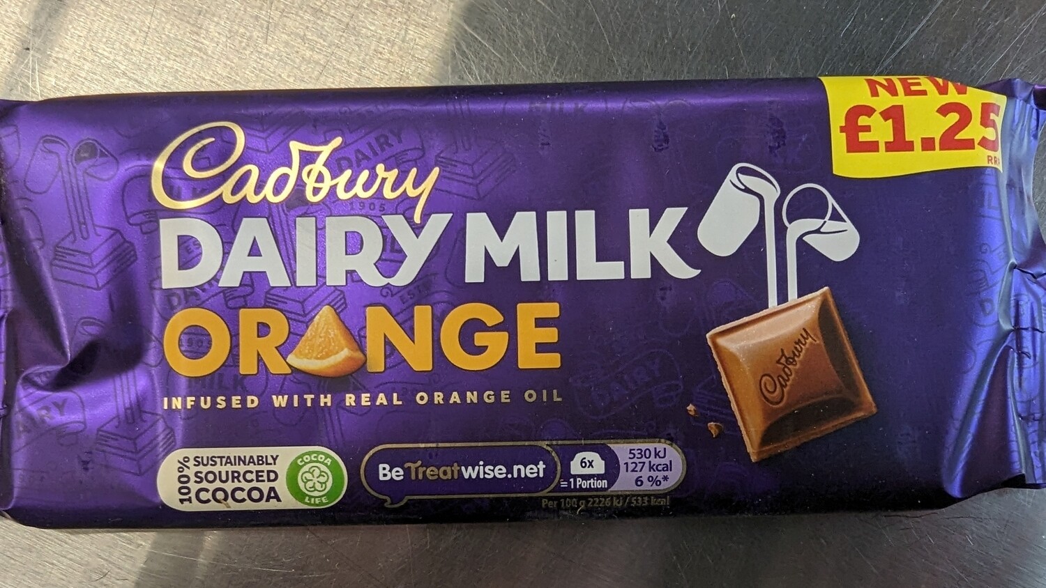 Cadbury Dairy Milk Orange 95g