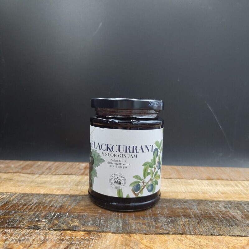 Kew Blackcurrant &amp; Sloe Gin Jam 340g