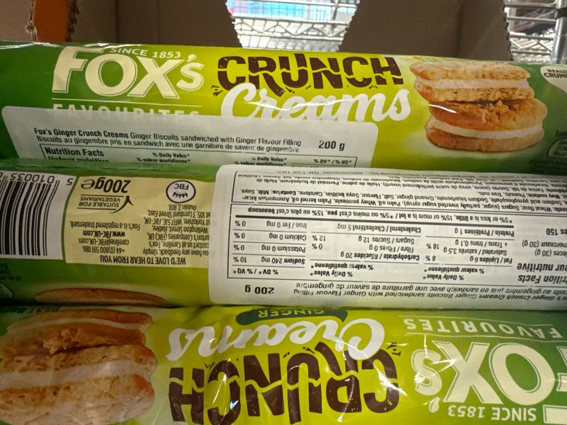 Fox's Ginger Crunch Creams 200g