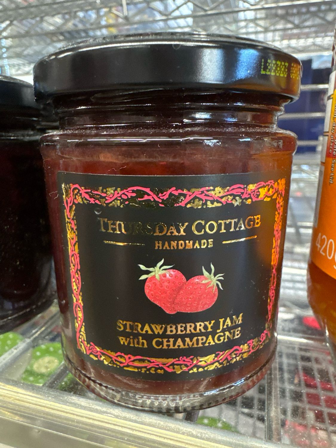 Thursday Cottage Strawberry Jam With Champagne 210g