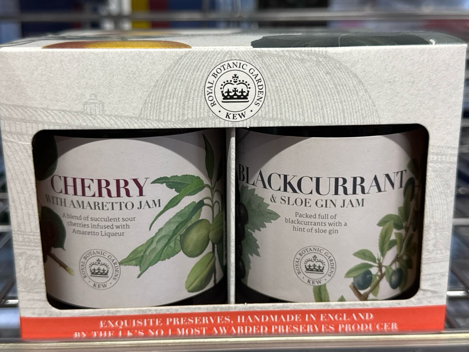 Royal Botanic Gardens Gift Set Cherry &amp; Black Currant Preserves