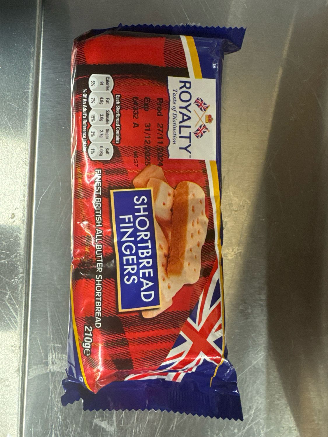 Royalty Shortbread Fingers