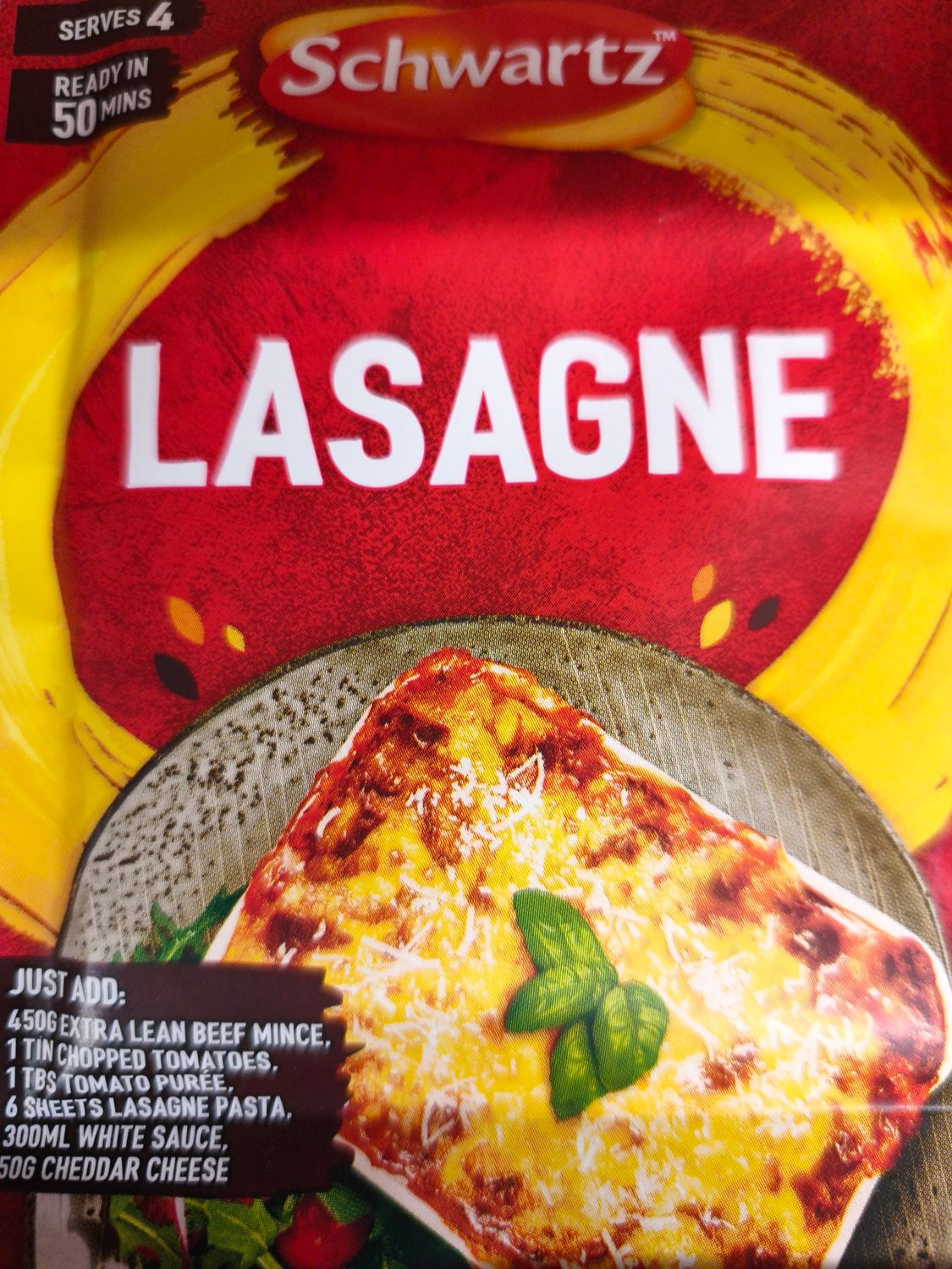 Schwartz Lasagne 36g