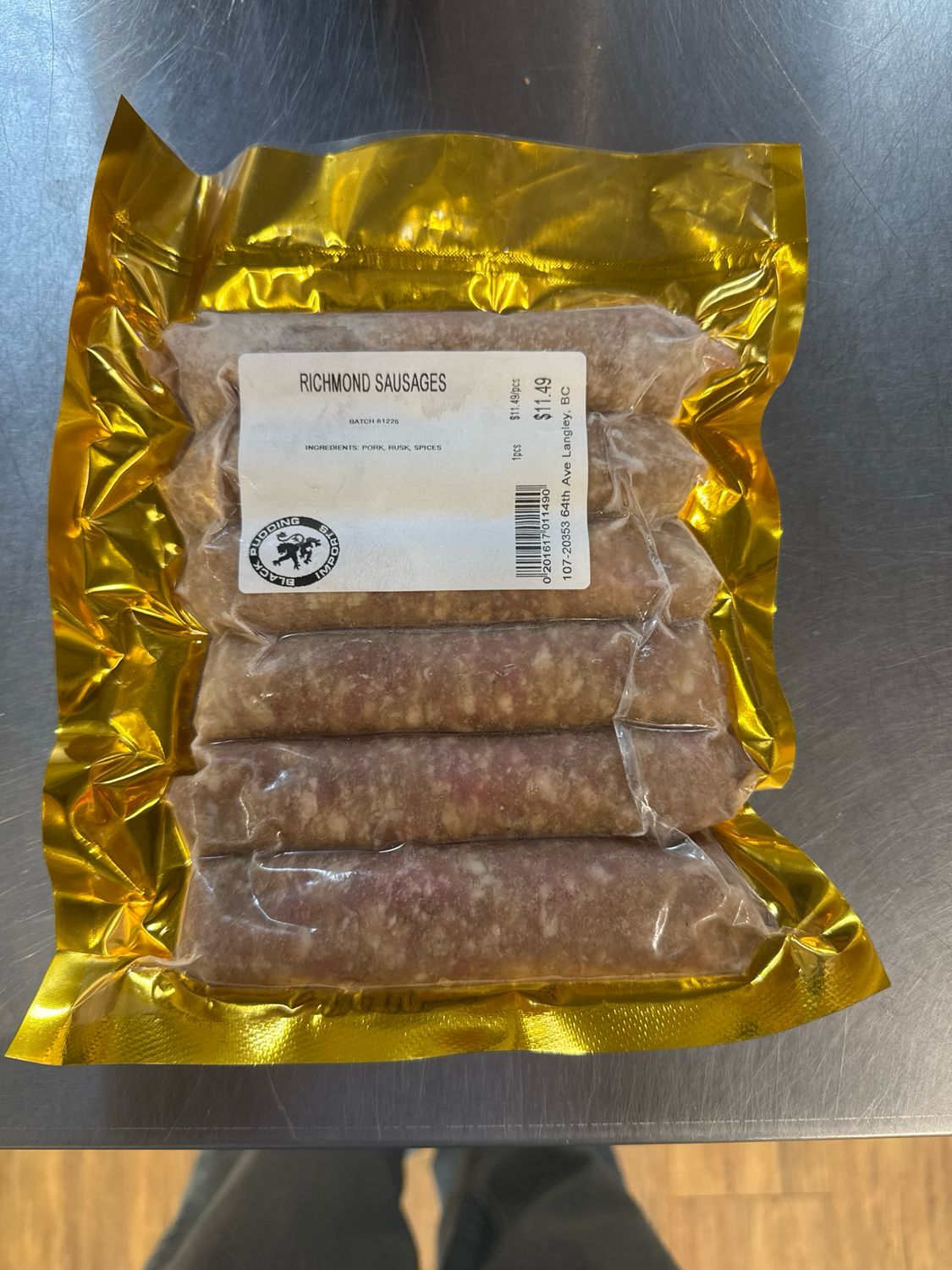 Irish Richmond Sausage